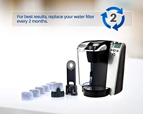 12 Pack Keurig Filter Replacement by K&J - Compatible with Keurig Coffee Machine (2.0 and older)