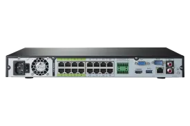 16-Channel Nocturnal NVR System with 4K (8MP) Smart IP Security Cameras with Real-Time 30FPS Recording and Listen-in Audio