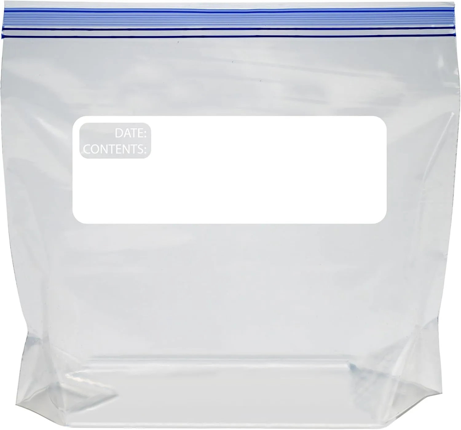 Amazon Basics Reclosable Freezer Quart Bags, BPA Free, 120 Count (Previously Solimo)