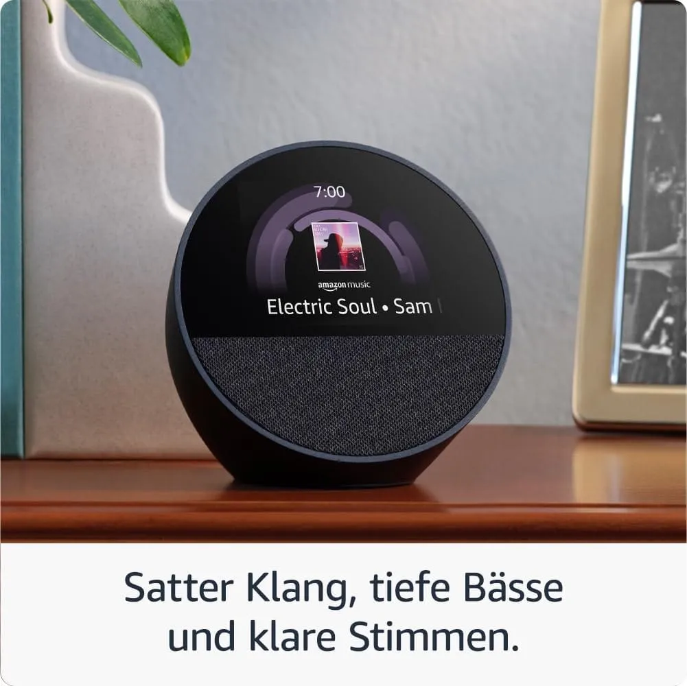 Amazon Echo Spot 2024 (Schwarz)