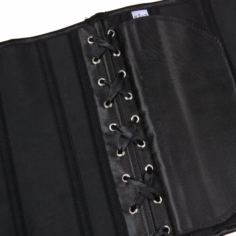 frawirshau Women's 9427 Lace Up Boned Underbust Waist Trainer Corset