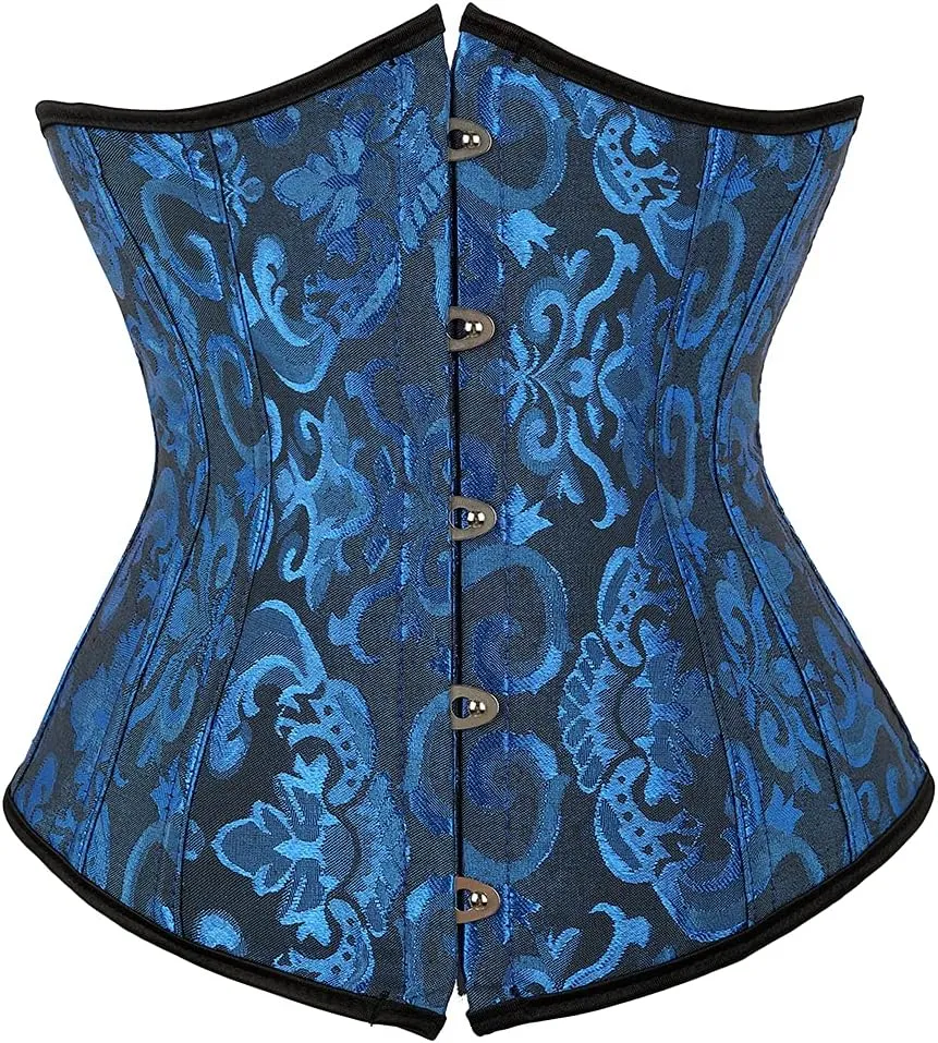 frawirshau Women's 9427 Lace Up Boned Underbust Waist Trainer Corset