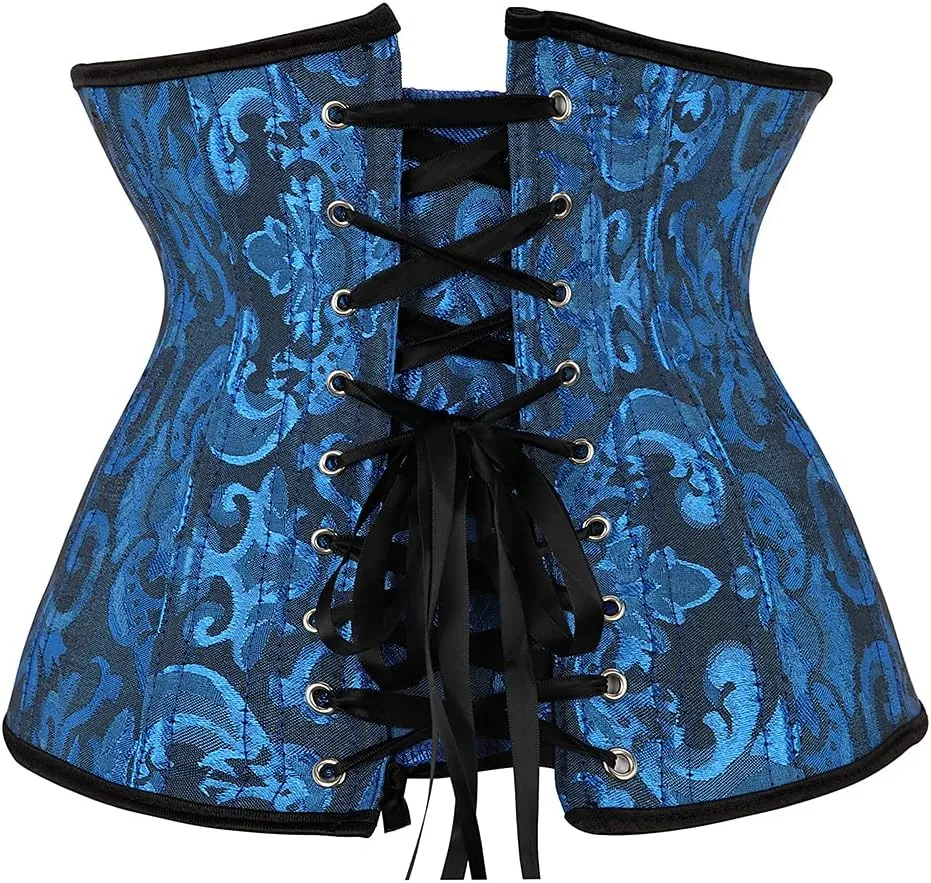 frawirshau Women's 9427 Lace Up Boned Underbust Waist Trainer Corset