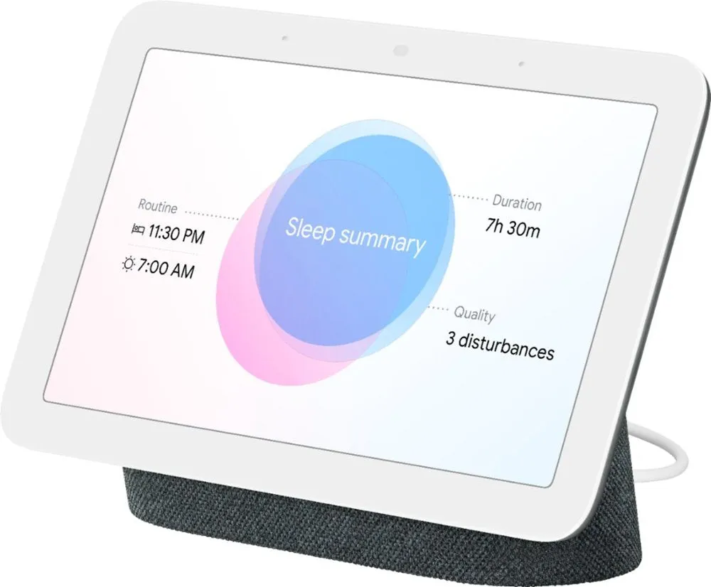 Google Nest Hub 7” Smart Display with Google Assistant (2nd Gen) - Charcoal