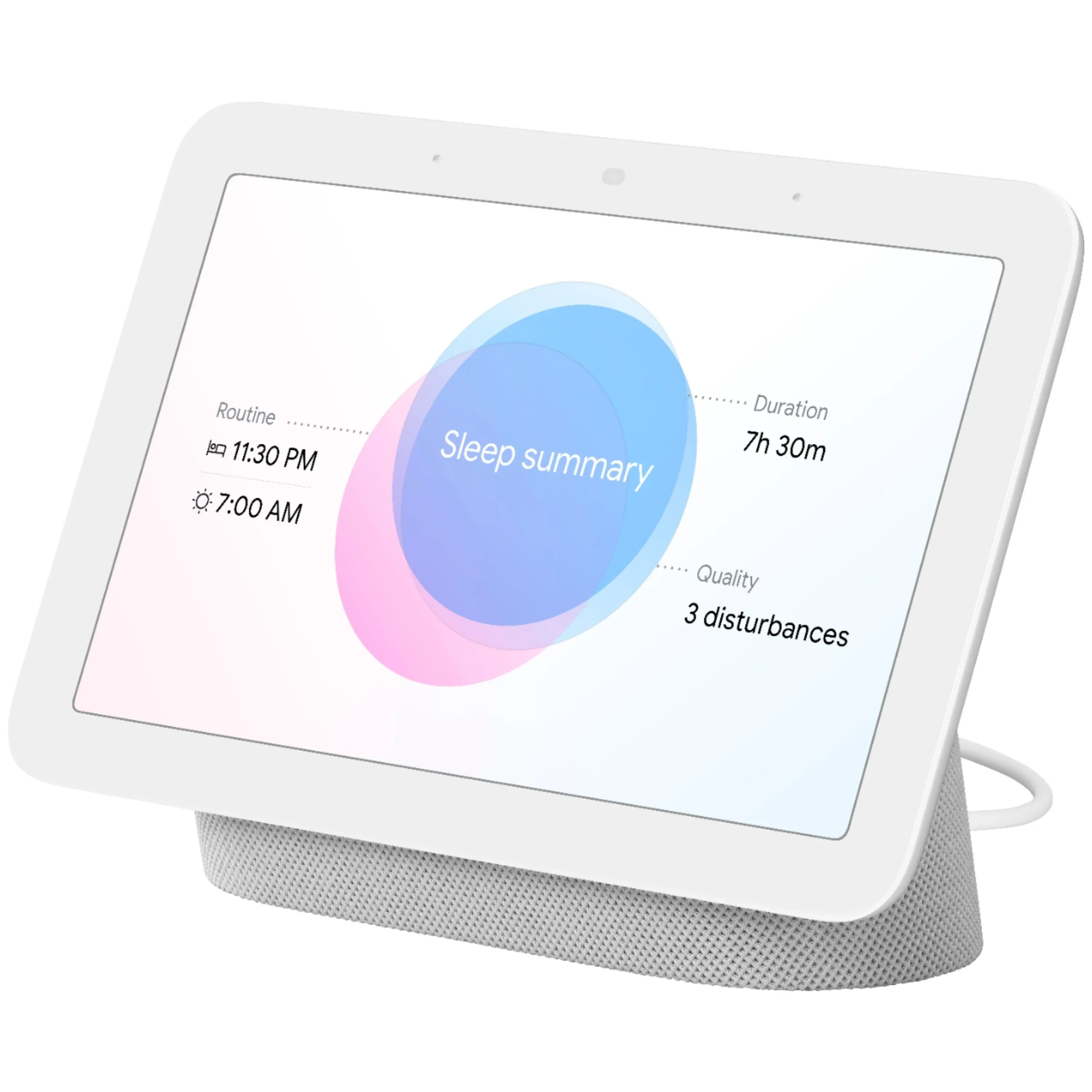 Google Nest Hub with Google Assistant 2nd Gen - Chalk