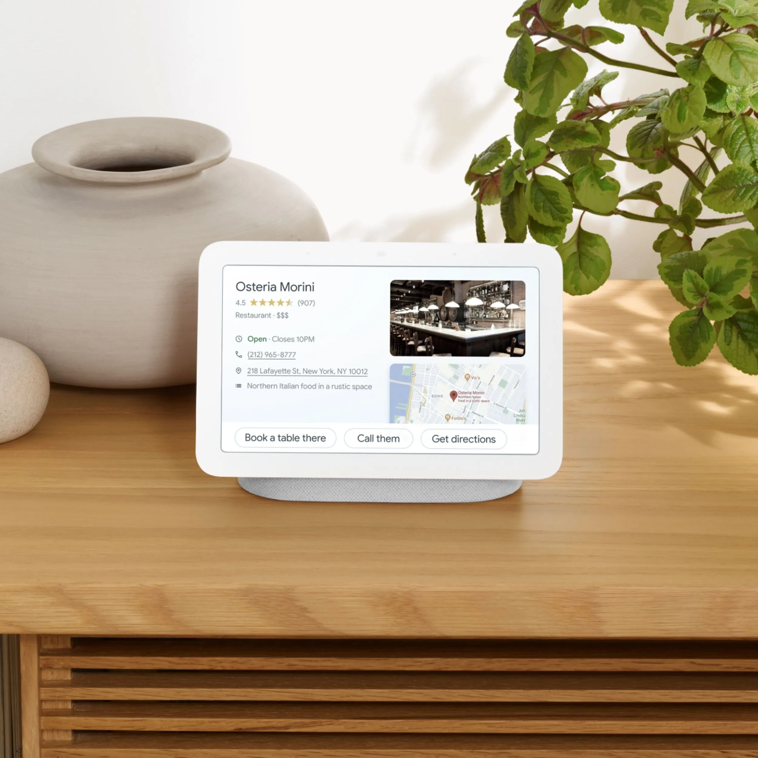 Google Nest Hub with Google Assistant 2nd Gen - Chalk