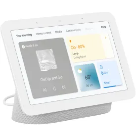 Google Nest Hub with Google Assistant 2nd Gen - Chalk