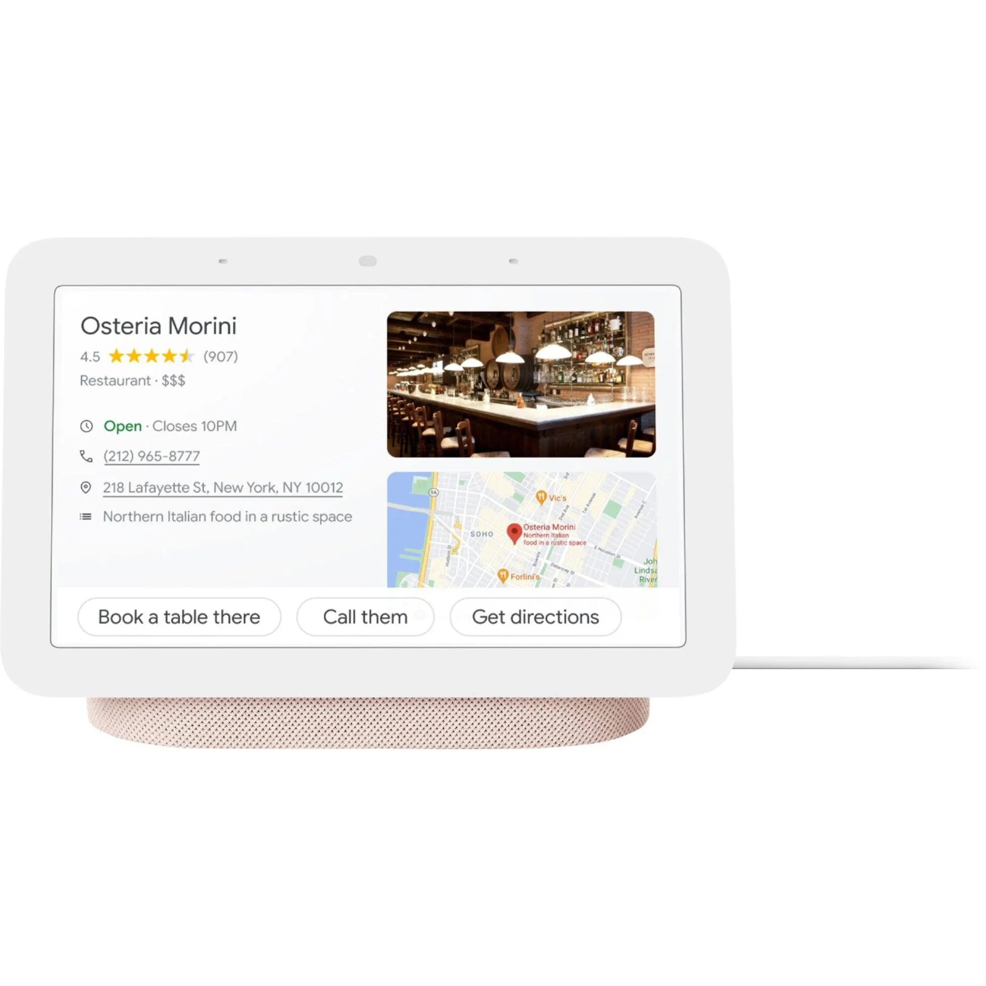 Google Nest Hub with Google Assistant 2nd Gen - Sand