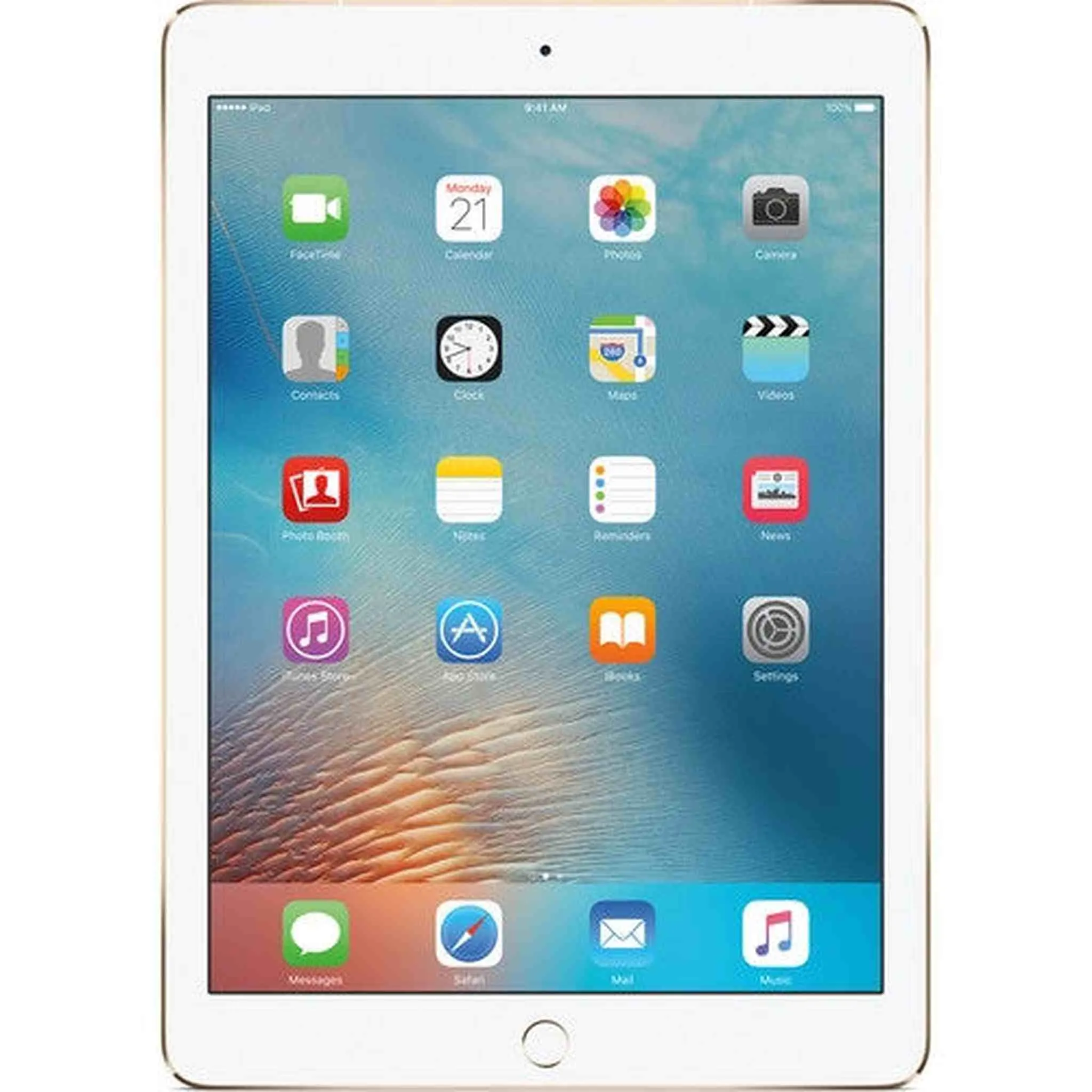 iPad Pro 9.7-inch (128GB, Wi-Fi   4G LTE Cellular, Gold) MLQ52LL/A 2016 Model