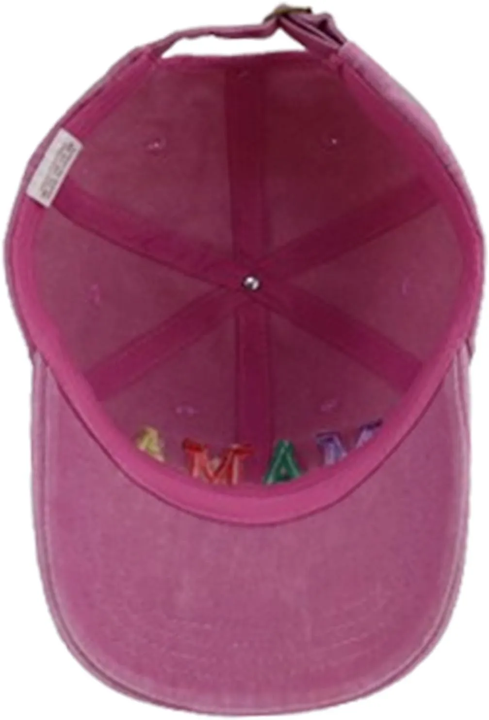 Kahhrepa 2PCS Mama and Mini Hats for Women Girls, Funny Adjustable Embroidered Cotton 3D Mom Daughter Baseball Cap