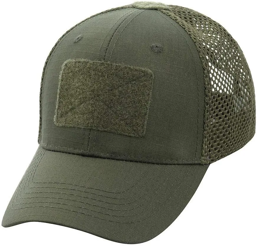 M-Tac Mesh Operator Hat - Tactical Baseball Cap - Army, Military Style Ripstop Patch Hat for Men and Women