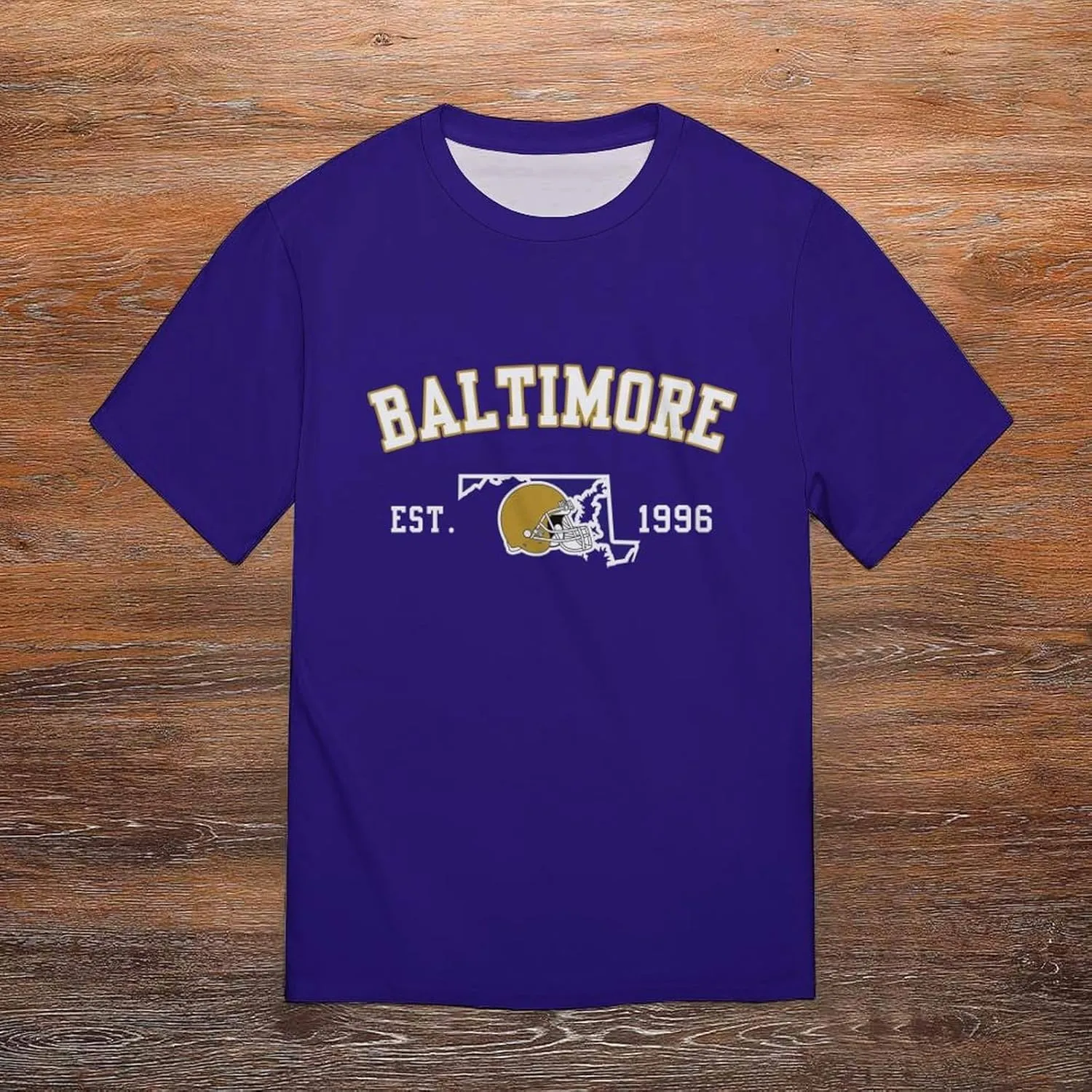 Men's Football Shirts Short Sleeve City Map Helmet T-Shirt Team Color Game Day Apparel Fans Gift S-2XL