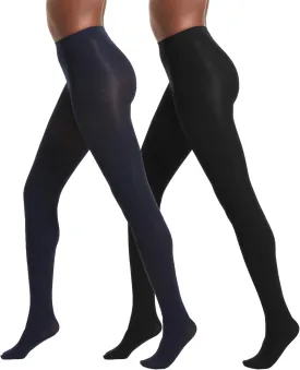 No Nonsense Women's Super Opaque Control Top Tights