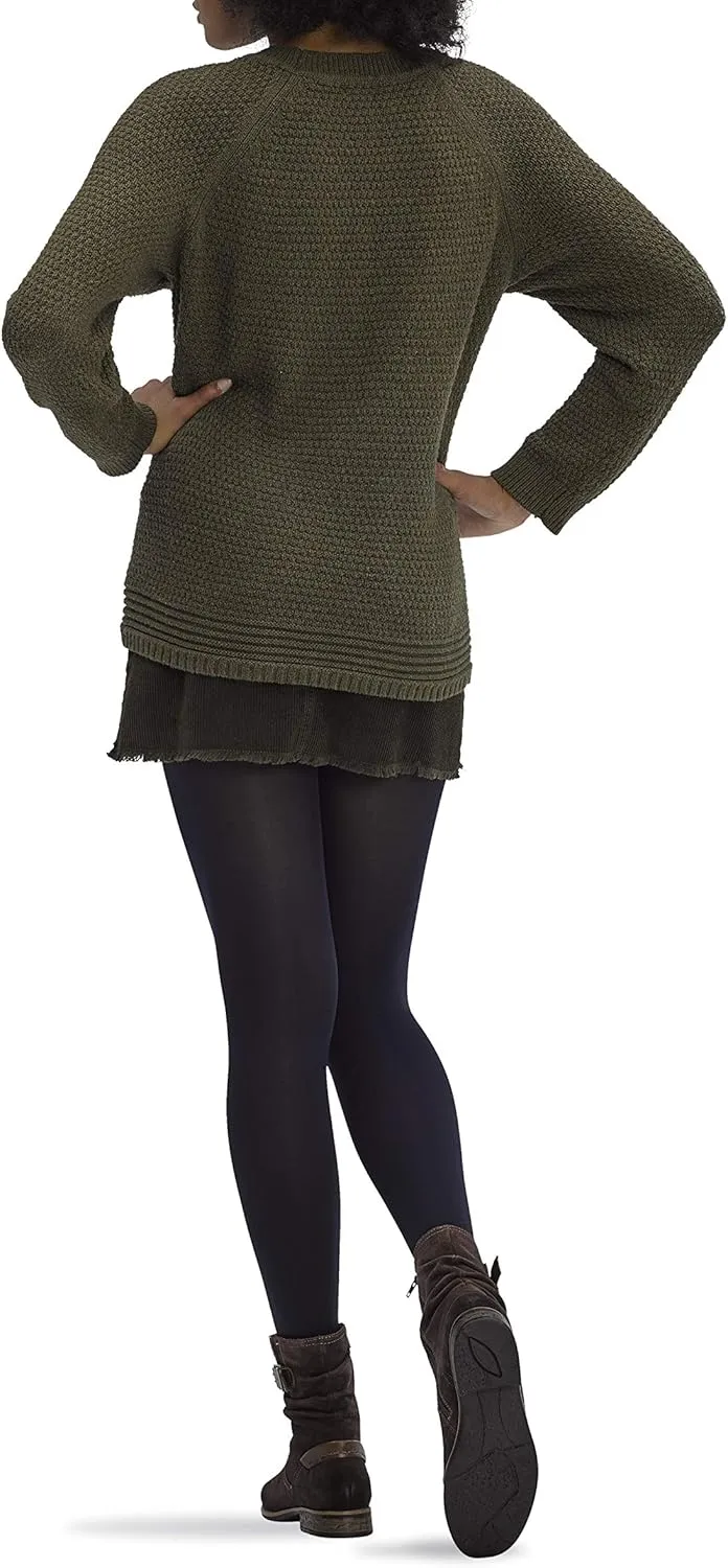 No Nonsense Women's Super Opaque Control Top Tights