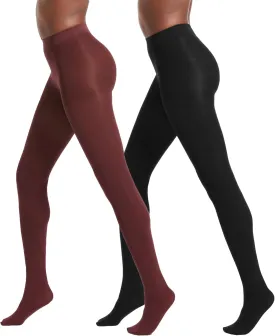 No Nonsense Women's Super Opaque Control Top Tights