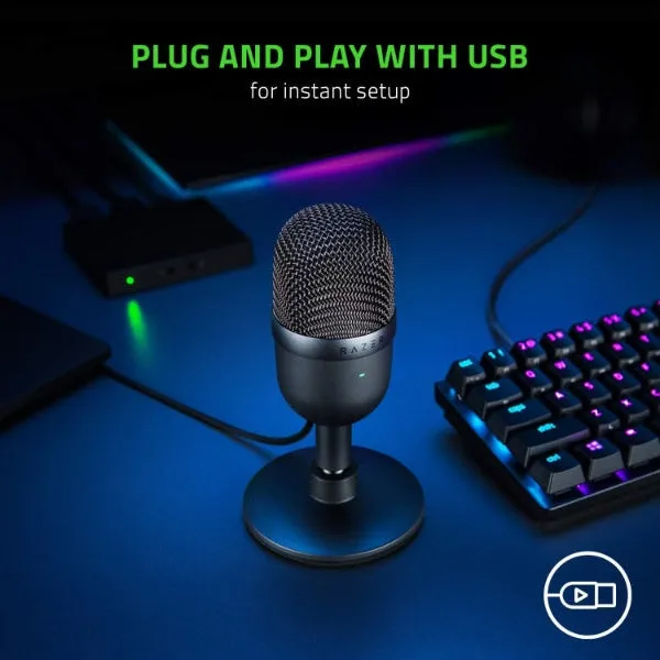 Razer Seiren Mini Condenser Microphone - Mercury