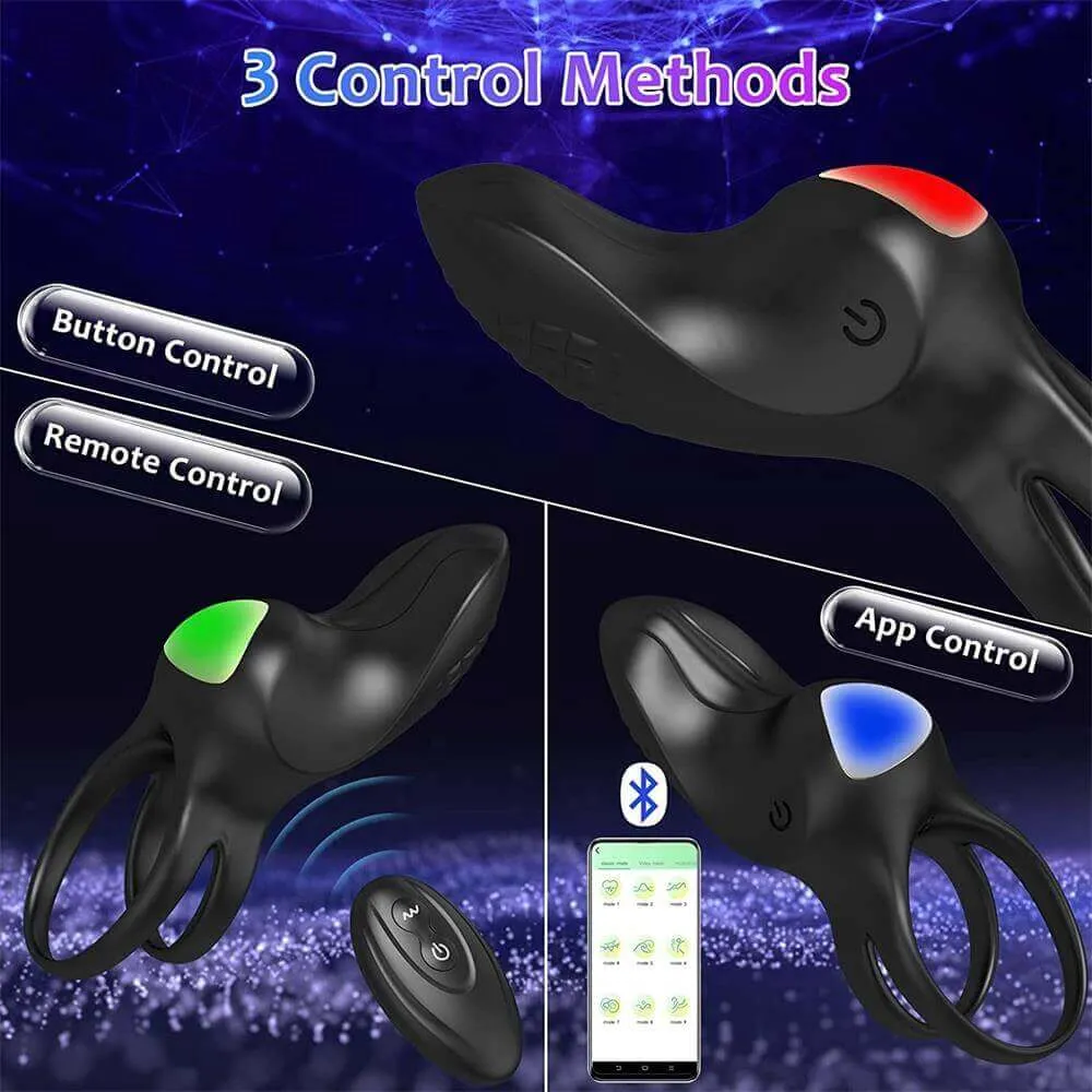 Robbie - App Controlled Rechargeable Vibrating Efficient Cock Ring