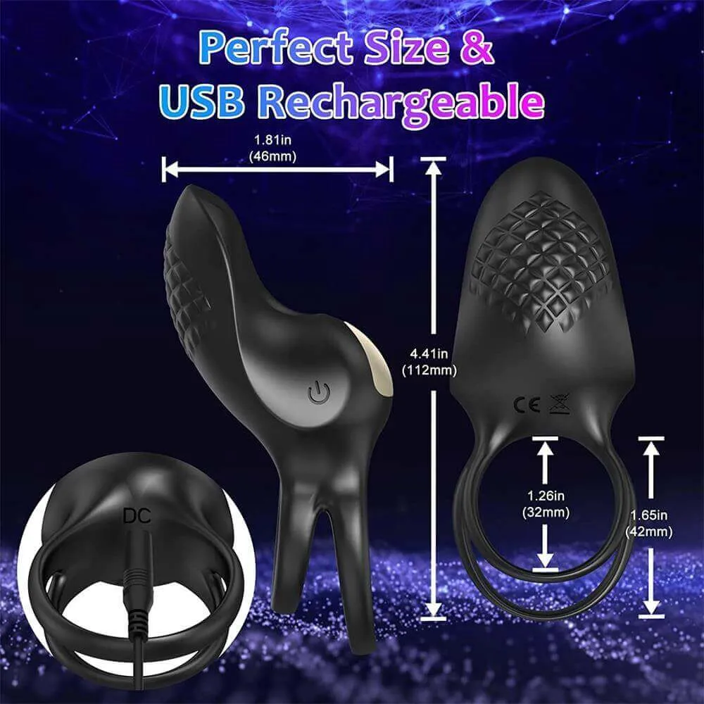 Robbie - App Controlled Rechargeable Vibrating Efficient Cock Ring