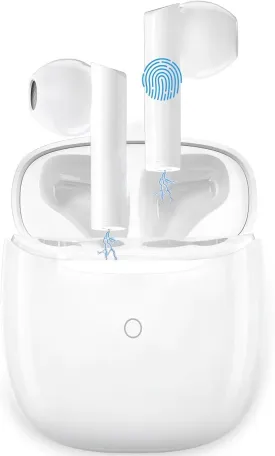 Wireless Earbuds, Bluetooth 5.3 in Ear Buds Light-Weight Headphones, IP7 Waterproof, 40H Playtime, Built-in 4 Mics Headset, Clear Calls Earphones Suitable for exercise, running, fitness and Work